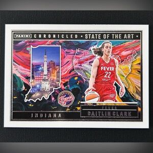 2025 PANINI CAITLIN CLARK CHRONICLED STATE OF THE ART CARD # 85 FEVER WNBA